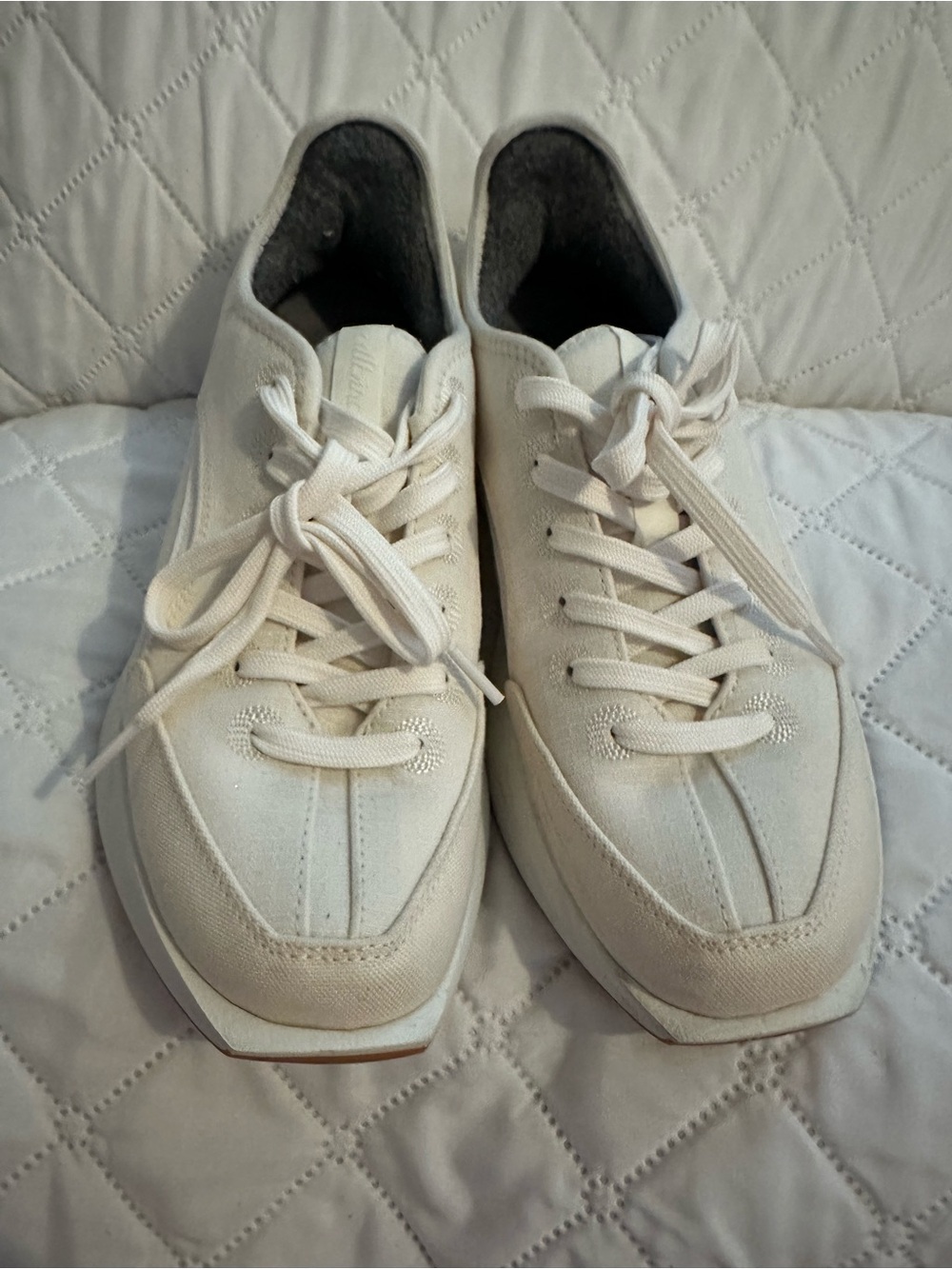 Allbirds Risers Cream Sneaker Womens Tennis Shoes - Picture 3 of 10